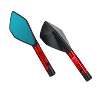 Handle Bar Rearview Kits For CB650R For CB1300 For Hornet 600 For CB 650R 1300 Motorcycle Rearview Side Mirror 8 MM 10 MM Screws(Red)