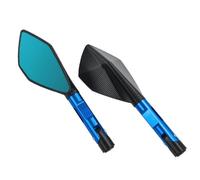 Handle Bar Rearview Kits For DL650 For VSTROM For DL1000 For DL 650 For DL 1000 For DL 650 1000 8 MM 10 MM Screws Motorcycle Rearview Side Mirror(Blue)