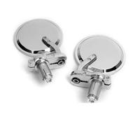 Handle Bar Rearview Kits Motorcycle 7/8" 22 Mm Handle Bar End Mirrors Collapsible Folding Rearview Side Mirror Motorcycle Accessories(Chrome)