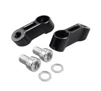 Handle Bar Riser CNC Aluminum Motorcycle Rear View Mirror Mount Risers Extenders Adapters Universal