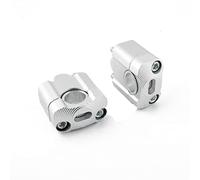 Handle Bar Riser For 7/8" 1-1/8 Pit 1Pair CNC Motorcycle Bar Clamps Handlebar Risers Adjustable 22mm 28mm Off Road Motorbike Adapter Mount Motorcycle Handlebar Riser Clamp(Full Set D)