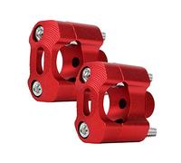 Handle Bar Riser For 7/8" Motorbike 22mm 28mm Off Road Motorcycle Bar Clamps Motorcycle Handlebar Clamp 1 Pair Handlebar Risers Adapter Motorcycle Handlebar Riser Clamp(2)