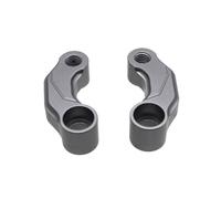 Handle Bar Riser For BMW R1250GS R1250 GS R1200GS GS1200 For ADV 2019-2023 Motorcycle Mirrors Riser Extension Bracket Mount Adapter(Titanium)
