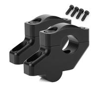 Handle Bar Riser For KAWASAKI For KLX125 For Z125 For Z300 For Z250 For Z250SL For Z900 For ZRX1200R 22mm 7/8" Handle Bar Mount Risers Offset Extend Raised Handlebar Risers Move Back(Black)
