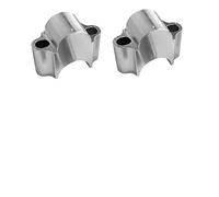 Handle Bar Riser For Motorcycle Handlebar Riser Kit 8/11 Inch Bar Clamps 22/28mm Motorcycle Universal CNC Aluminum Motorcycle Handlebar Riser Clamp(Silver 22mm)