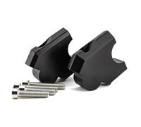 Handle Bar Riser Motorcycle Handlebar Riser Up Back Higher Extend Adapter Bracket For CRF1000L For Africa For Twin 2016 2017 2018 2019 2020(Black)