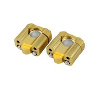 Handle Bar Risers 5 Color For Ya&ma&ha 22mm 28mm Handlebar Clamp Handlebar Risers Adapter Bar Clamps Universal Motorbike Patrs Motorcycle Handbar Rising Clamp(Yellow)