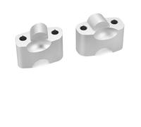 Handle Bar Risers For 696 796 795 1100 Riser 38mm/1.5 Inch Motorcycle Accessories Handlebar Riser Clamp Back Move Mount Mount Handle Clamp(Silver)