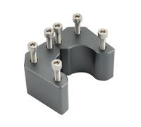 Handle Bar Risers For For Concours 1400 For 1400GTR 2008-2022 Titanium/Silver Motorcycle Aluminum Handlebar Riser Spacer Kit Mount Handle Clamp(Titanium)