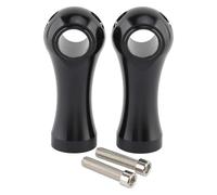 Handle Bar Risers For Kawa&saki For Indian For Victory For Cruisers 4 Inch Motorcycle 25MM 32MM Handlebar Riser Clamp Mount Kit Handle Bar Risers(25.5MM Black)