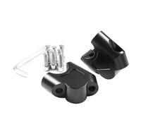 Handle Bar Risers For Loncin For VOGE 300 AC DS 300AC 300DS 500R 500AC 500DS 500DSX 650DS CNC Handlebar Riser Heightening Clamp Mount(Move Back-Black)