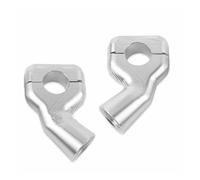 Handle Bar Risers For Triumph For Bobber T100 T120 For Speed For Twin Raise The Handlebars Motorcycle Handlebar Bar Riser Clamps Adapter(Silver)