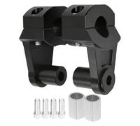 Handle Bar Risers - Handle Bar Mount Clamp,Anti-Vibration Motorcycle Accessories for Cruiser Winter Riding Adventure Touring ATV