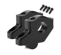 Handle Bar Risers Motorcycle Handlebar Riser Bar Mount Handle Clamp For Universal Motorcycle 1-1/8" 28mm Handlebars 7/8'' 22mm 1'' 25.4mm(Black)