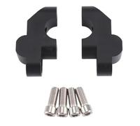 Handle Bar Risers Motorcycle Handlebar Riser Drag Handle Bar Clamp Extend Adapter For CB750 Hornet 2023 Motorcycle Handle Hand Bar Bars Rising Clamp(Black)