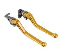 Handle Brake Levers Motorcycle Accessories CNC Adjustable Clutch Brake Levers for NT1100 NT 1100 2021 2022 2023 Short&Long Handles Grip Lever Motorcycle Clutch(Long Gold)