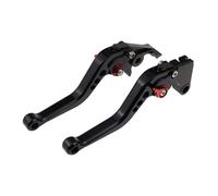 Handle Brake Levers Motorcycle CNC Accessories Short Brake Clutch Levers For Royal For Enfield Meteor Hunter Classic Reborn Bullet 350 2021-2024 Motorcycle Clutch(A-Black with Red)