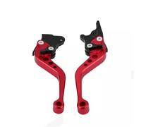 Handle Brake Levers Universal fit for Motorcycles with The Handlebar of 22mm in Diameter Clutch Brake Handle Drum Lever Fit for BMW Motorcycle Clutch(Red)