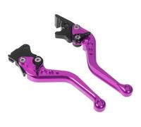 Handle Brake Levers Universal fit for Motorcycles with The Handlebar of 22mm in Diameter Clutch Brake Handle Drum Lever Fit for BMW Motorcycle Clutch(Purple)