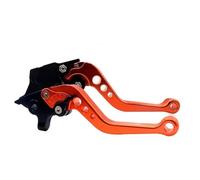 Handle Brake Levers Universal fit for Motorcycles with The Handlebar of 22mm in Diameter Clutch Brake Handle Drum Lever Fit for BMW Motorcycle Clutch(Orange)
