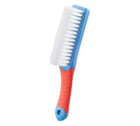 Handle Brush with Nylon Bristles for Car Interior Cleaning, Welding Flux Paste Removal, 5 or 7 Row Wire Brush for Floor Mat, Roof Fabric and Lea(5 Row Plastic White)