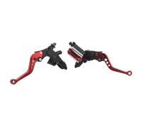 Handle Clutch Lever Motorcycle Clutch Brake Handle CNC Modified Parts For Kawasaki For Throttle Handle Motocross Accessories(Red)