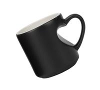 Handle Coffee Cup Food Grade Ceramic Materials Drinking Mug with Handle Drinkware for Home or Cafes Unique Heart Shaped Cup