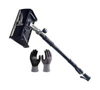 Handle Drywall Taping Tool,Finishing Box,120° Adjustable Angle,Retractable Rod,for Interior Plastering (27cm/10in)
