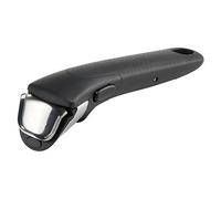 Lagostina Ingenio Induction Removable Handle Resistant up to 10 kg, Secure 3-Point Fixation, Ergonomic Design, in Plastic and Steel, Black