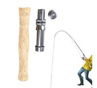 Handle for Rods - Universal Lightweight Non-Slip Metal Handle for Rod Construction | for Lakes Rivers Sea Sea Brackish Water Beach