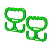 Handle for Shopping Bag Holder | 2 Piece Multi-Purpose Tool Load Resistant for Shopping, Carrying Handle for Food Bags, for Shopping Bags, Water Bottles Buckets, Home Storage, Black, Se référer au