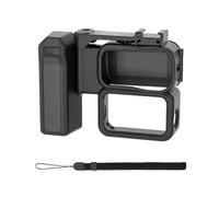 Handle Grip Kit for DJI Osmo Action 6, Quick-Release Grip Protective Frame with One-Piece Ergonomic Grip Design, Camera Photography Handle with Shutter Button & Cold Shoe Mount for Vlog Shooting