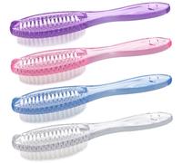 Handle Grip Nail Brush Hand Fingernail Scrub Brush Nail Brush for Cleaning Fingernails,4 PCS