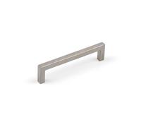 Handle & Home 128mm Brushed Nickel Square Handle Cabinet Handle Drawer Cupboard Hardware