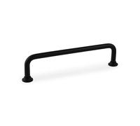 Handle & Home 128mm Slim Matt Black Handle Cabinet Pull Cupboard Door Drawer
