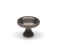 160mm Antique Pewter Cabinet Handle T-Bar Pull Slim Broad Square