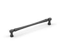 160mm Antique Silver Cabinet Handle T-Bar Pull Slim Broad Square