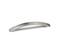 Handle & Home 160mm Brushed Nickel Bow Handle Curved Grey Kitchen Cupboard Cabinet Handle Wardrobe Furniture Replacement Upcycle