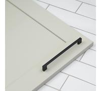 Handle & Home 160mm Matt Black Square D Handle - 160mm Handle
