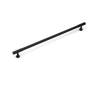 320mm Matt Black Reeded Cabinet Handle