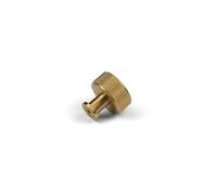 Handle & Home 35mm Satin Solid Brass Gold Reeded Round Knob