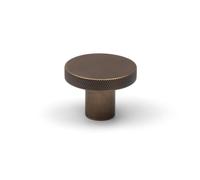 Handle & Home 38mm Antique Brass Knurled Edge Cabinet Knob