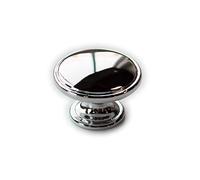 Handle & Home 38mm Polished Chrome Knob Round Cabinet Cupboard Door Drawer Pull Wardrobe Furniture