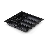 Handle & Home 500mm Black Cutlery Tray for Blum Tandembox 422mm Long x 412mm Wide