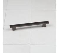 Handle & Home Anthracite Grey Ribbed Detailing Handles and Coordinating Knobs - 128mm Hole Centres