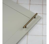 Handle & Home Antique Brass Bar Handles - 128mm Handle