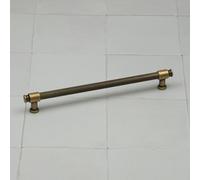 Handle & Home Antique Brass Knurled Pulls - 192mm Handle