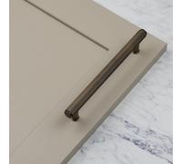 Handle & Home Antique Brass Reeded Pulls - 160mm Handle