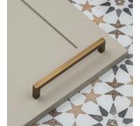 Handle & Home Antique Brass Square Handles - 160mm Handle
