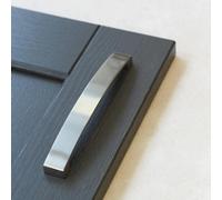 Handle & Home Brushed Nickel Curved Bow Handles - 160mm Handle